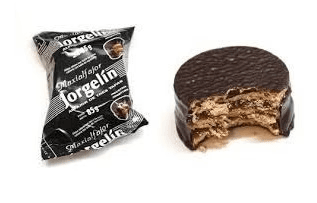 Alfajor triple negro. Jorgelin