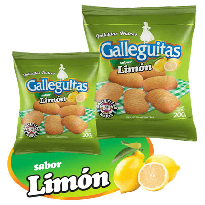 Galleguitas limon 200g. Kokis