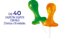 Chupetin chupete c/palo plin