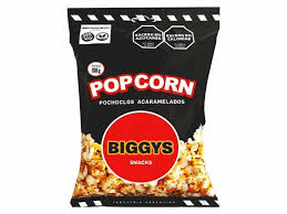 pochoclos acaramelados 100gr. Biggys