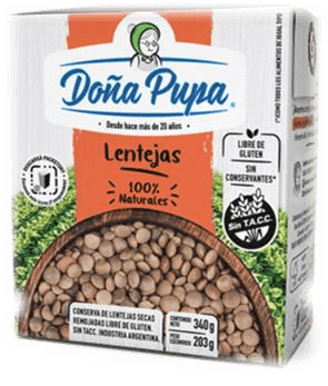 Lentejas. Doña Pupa. 340gr