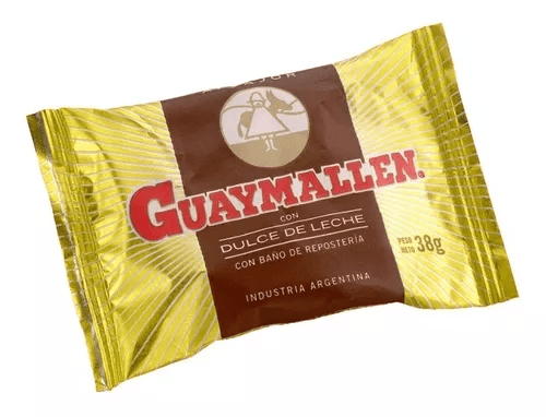 Alfajor simple negro. Guaymallen.