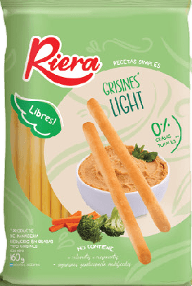 Grisines light. Riera. 160gr.