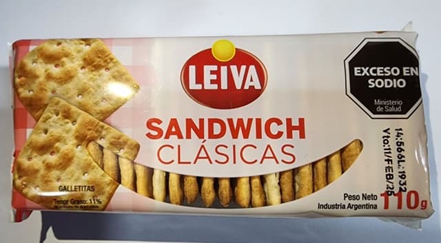 Galletitas sandiwch 110gr. Leiva