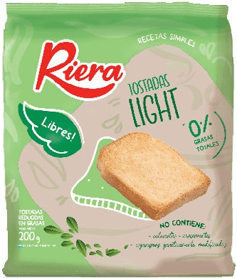 Tostadas Light. Riera. 200gr.