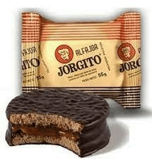 Alfajor simple chocolate. Jorgito