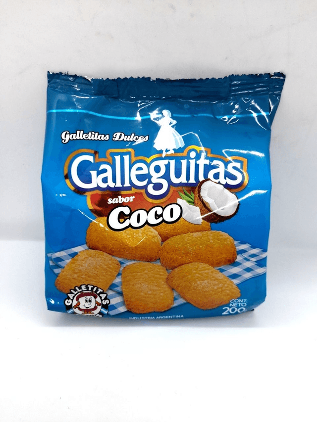 Galleguitas coco 200g. Kokis