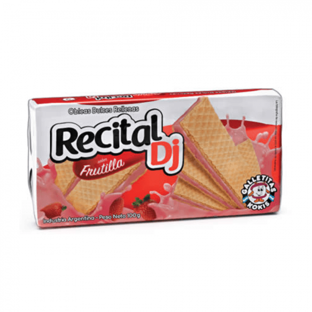 Oblea frutilla 100g. Kokis