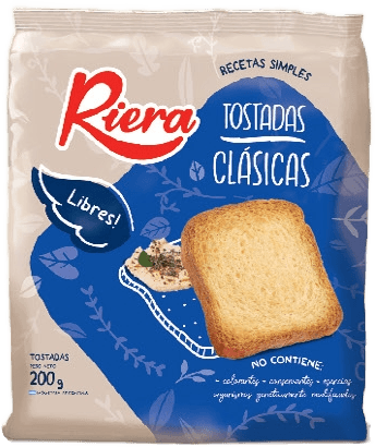 Tostadas clasicas. Riera. 200gr.