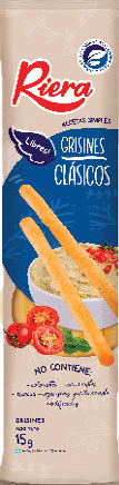 Grisines clásicos. Riera. 15gr.