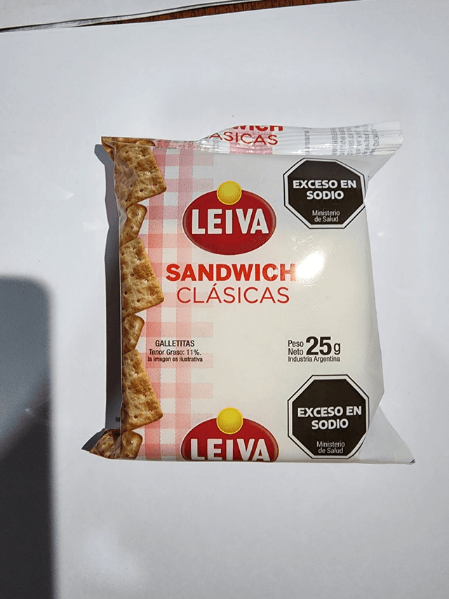Galletitas sandiwch 25gr. Leiva