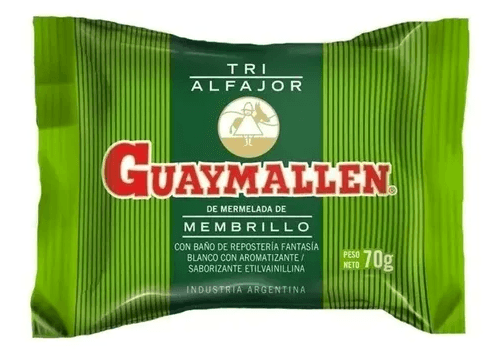 Alfajor triple fruta. Guaymallen.